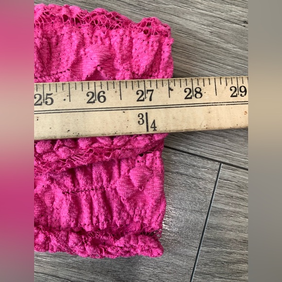 NWT Free People Shayla Mini Lace Dress In Pink Size Medium - Picture 6 of 12